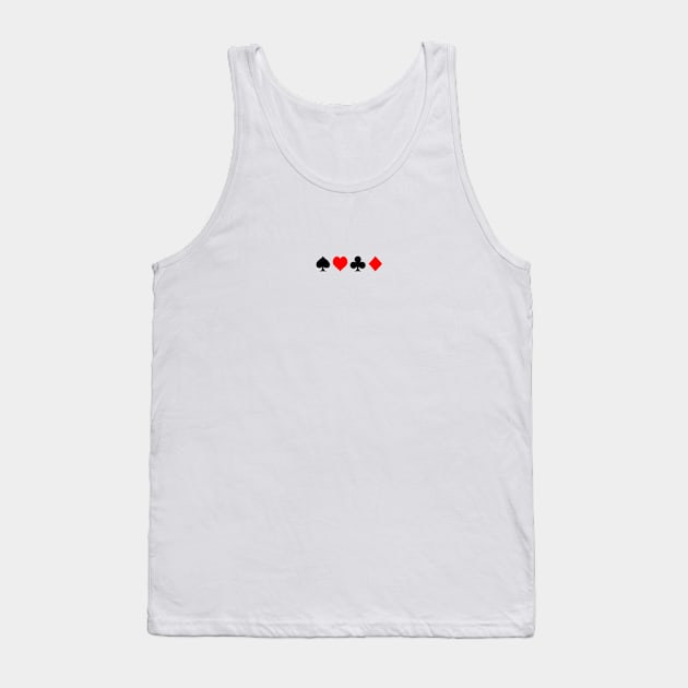 Poker Playing Cards Tank Top by onsyourtee